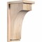 Ekena Millwork Huntington Smooth Corbel w/Backplate, Douglas Fir, 7 1/2"W x 10"D x 18"H COR08X10X18HUN01SDF - alternate 1
